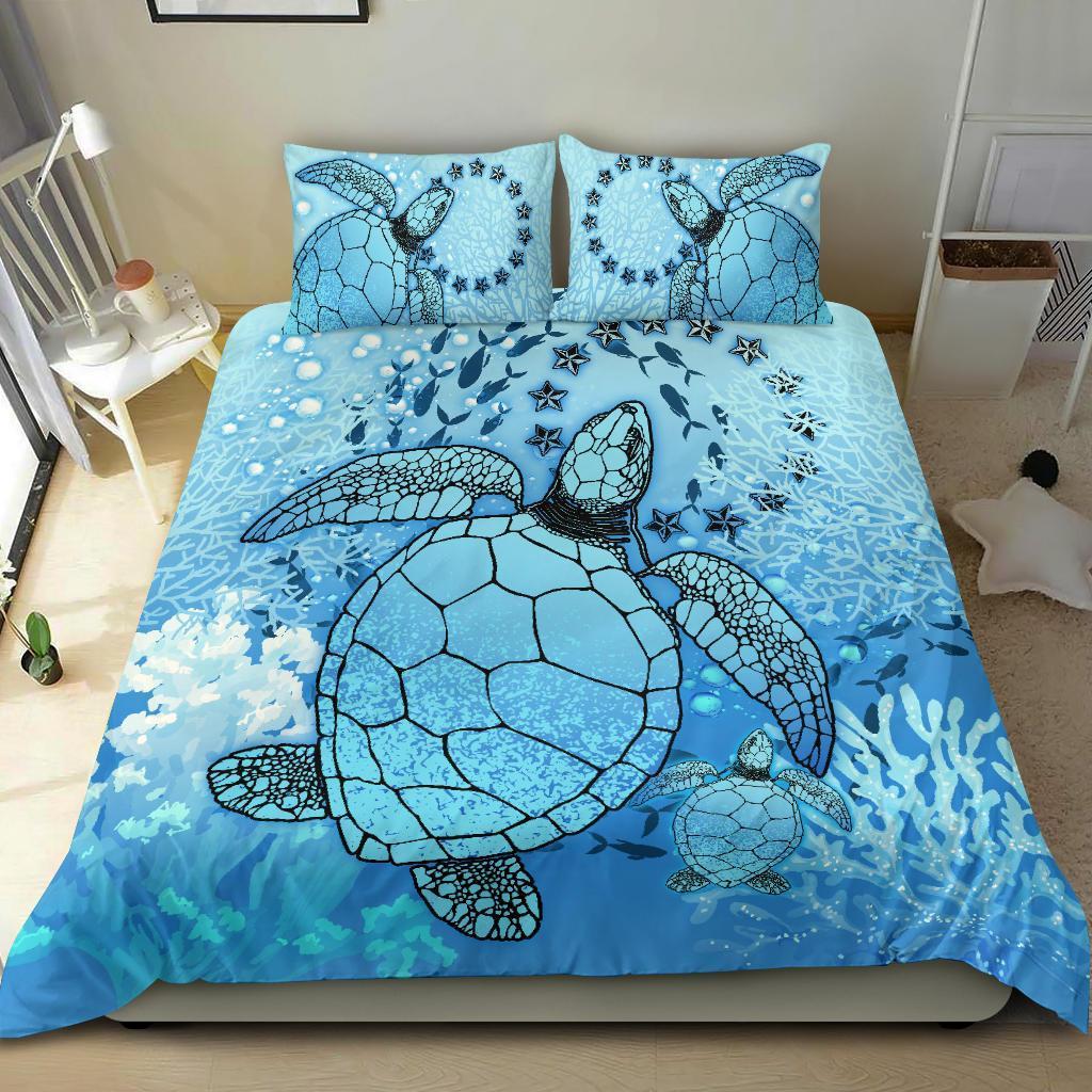 Cook Islands Bedding Set - Ocean Life - Vibe Hoodie Shop