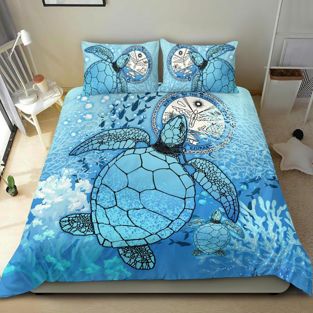 Marshall Islands 1 Bedding Set - Ocean Life - Vibe Hoodie Shop