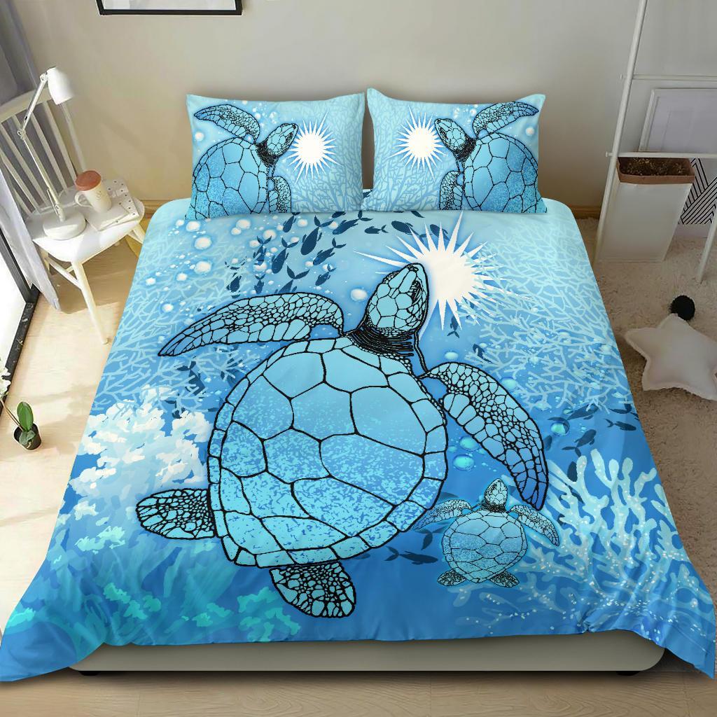 Marshall Islands Bedding Set - Ocean Life - Vibe Hoodie Shop