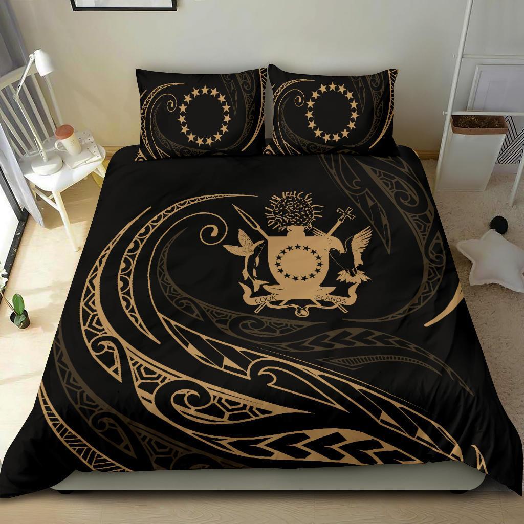 Cook Islands Bedding Set - Gold - Frida Style - Vibe Hoodie Shop