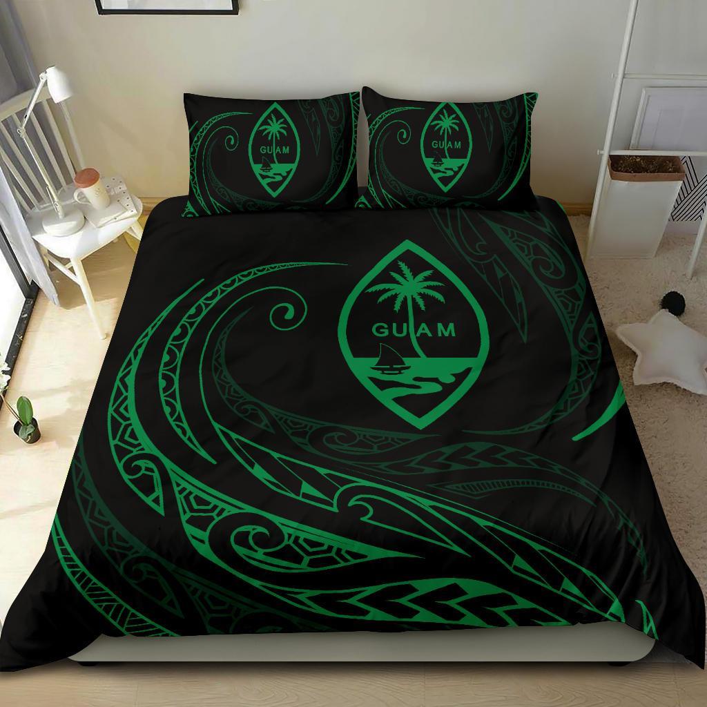 Guam Bedding Set - Green - Frida Style - Vibe Hoodie Shop