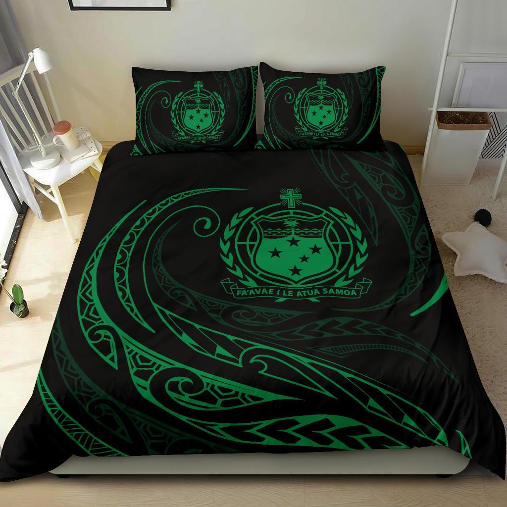 Samoa Bedding Set - Green - Frida Style - Vibe Hoodie Shop