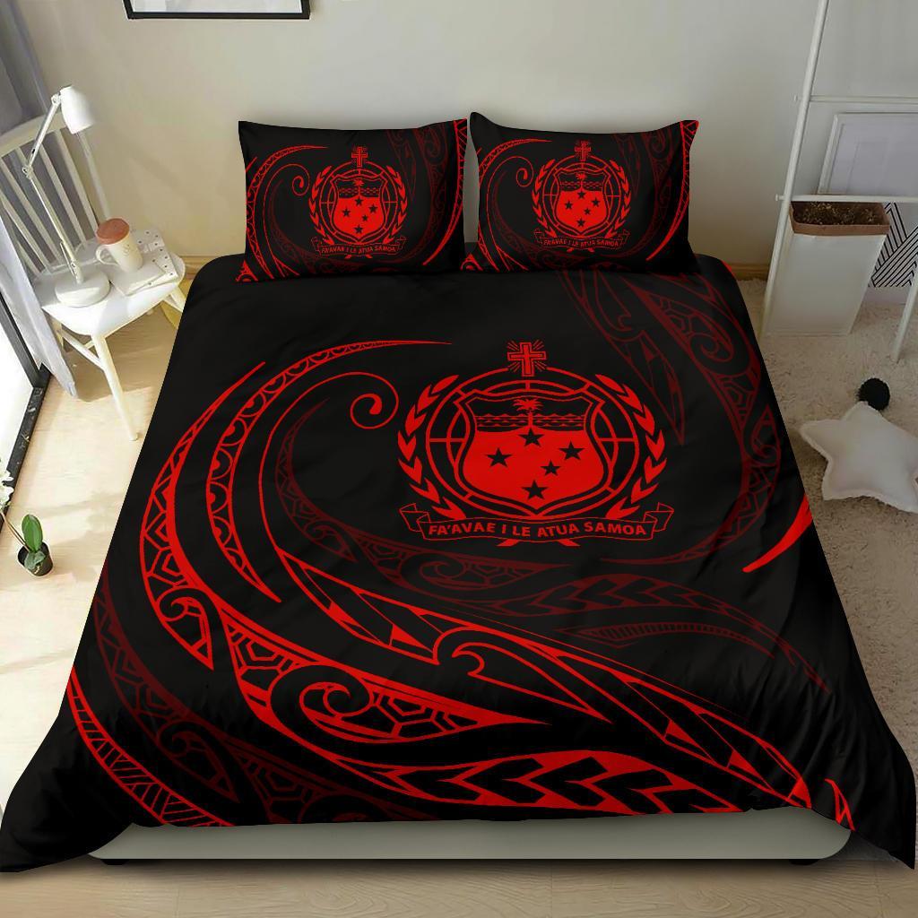 Samoa Bedding Set - Red - Frida Style - Vibe Hoodie Shop