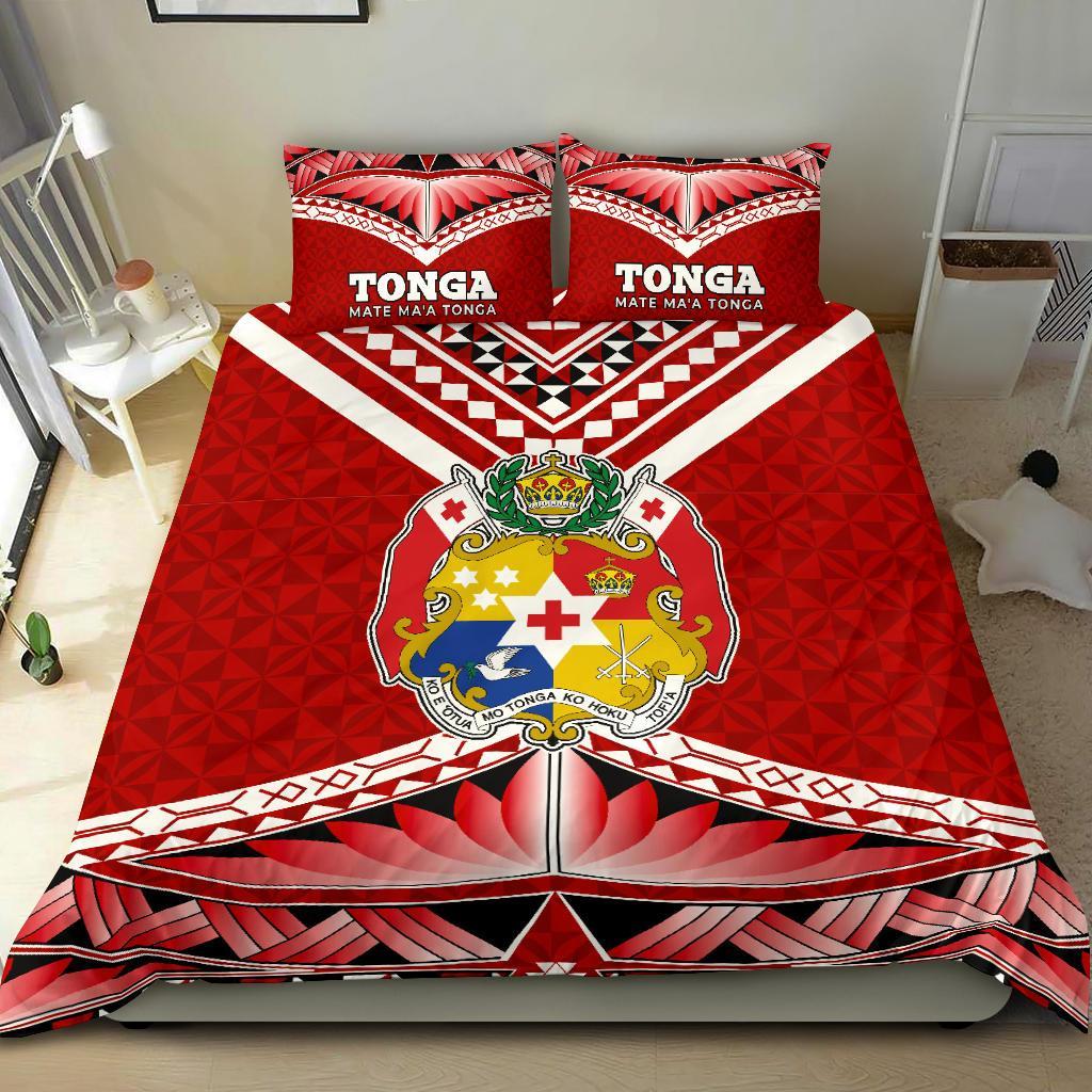 Mate Ma'A Tonga Pattern Bedding Set - Vibe Hoodie Shop