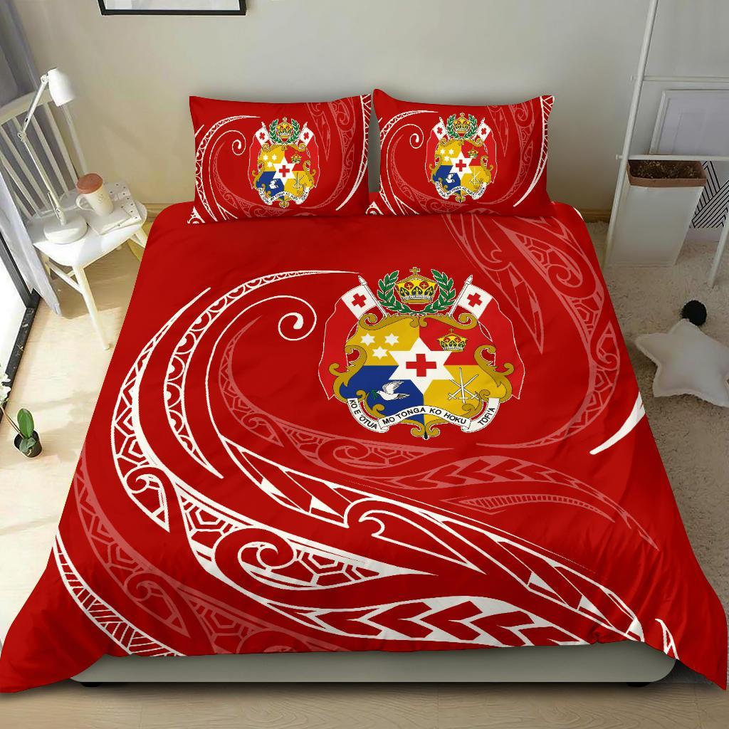 Tonga Bedding Set - Red - Frida Style - Vibe Hoodie Shop