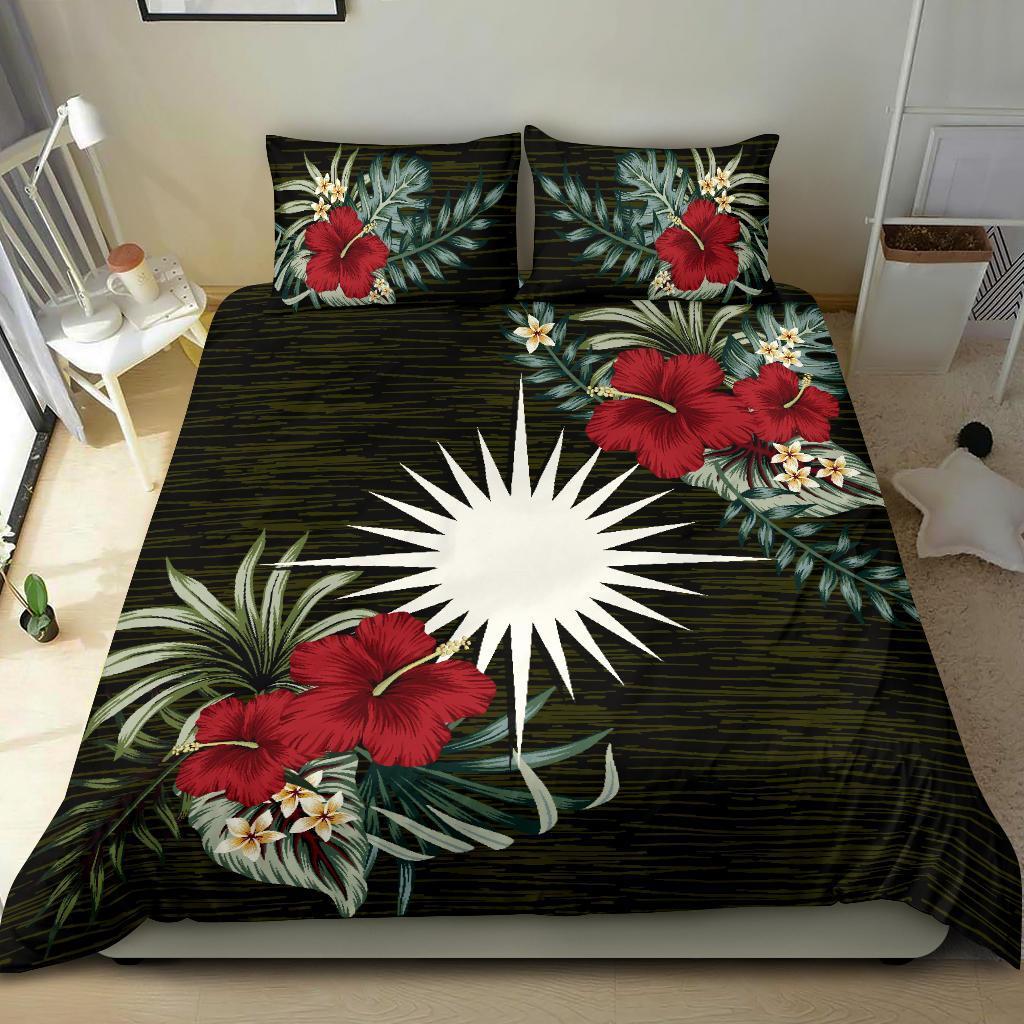 Marshall Islands Bedding Set - Special Hibiscus - Vibe Hoodie Shop