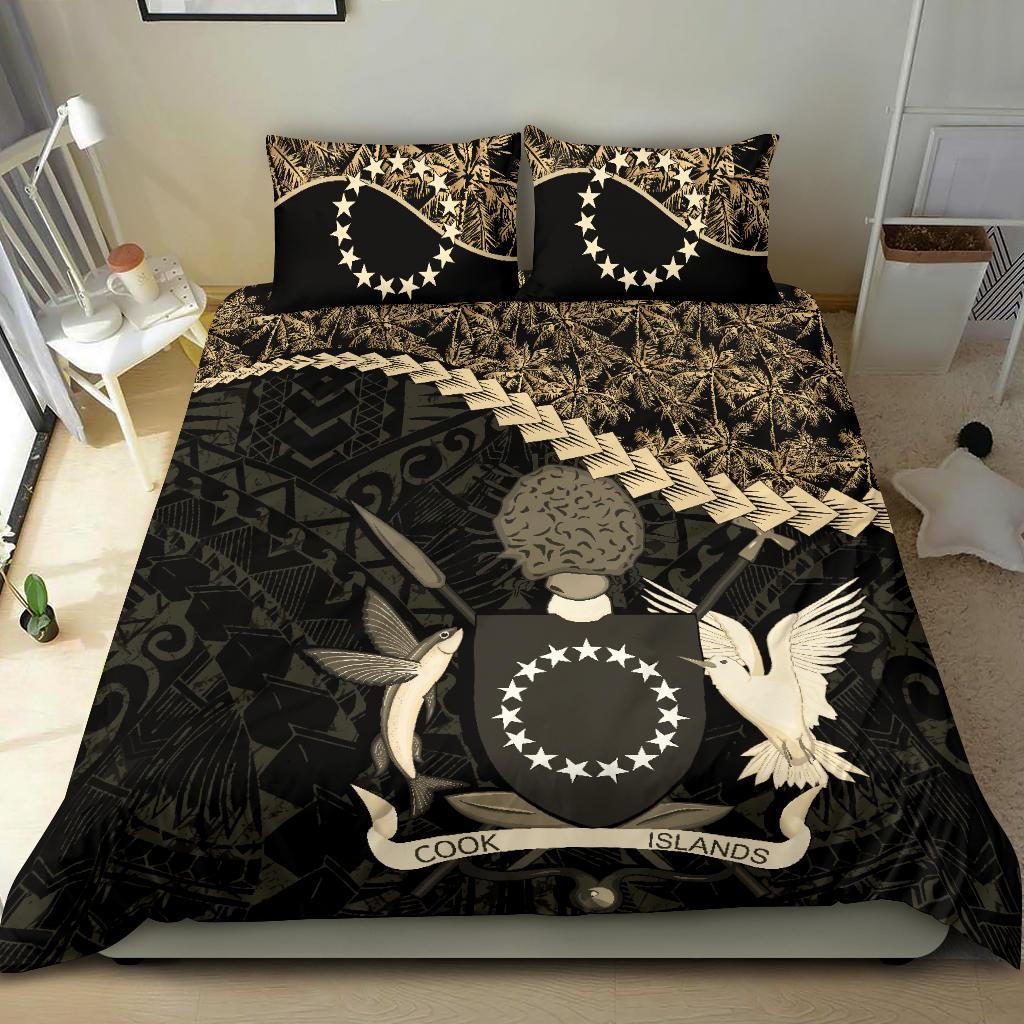 Cook Islands Bedding Set Golden Coconut - Vibe Hoodie Shop