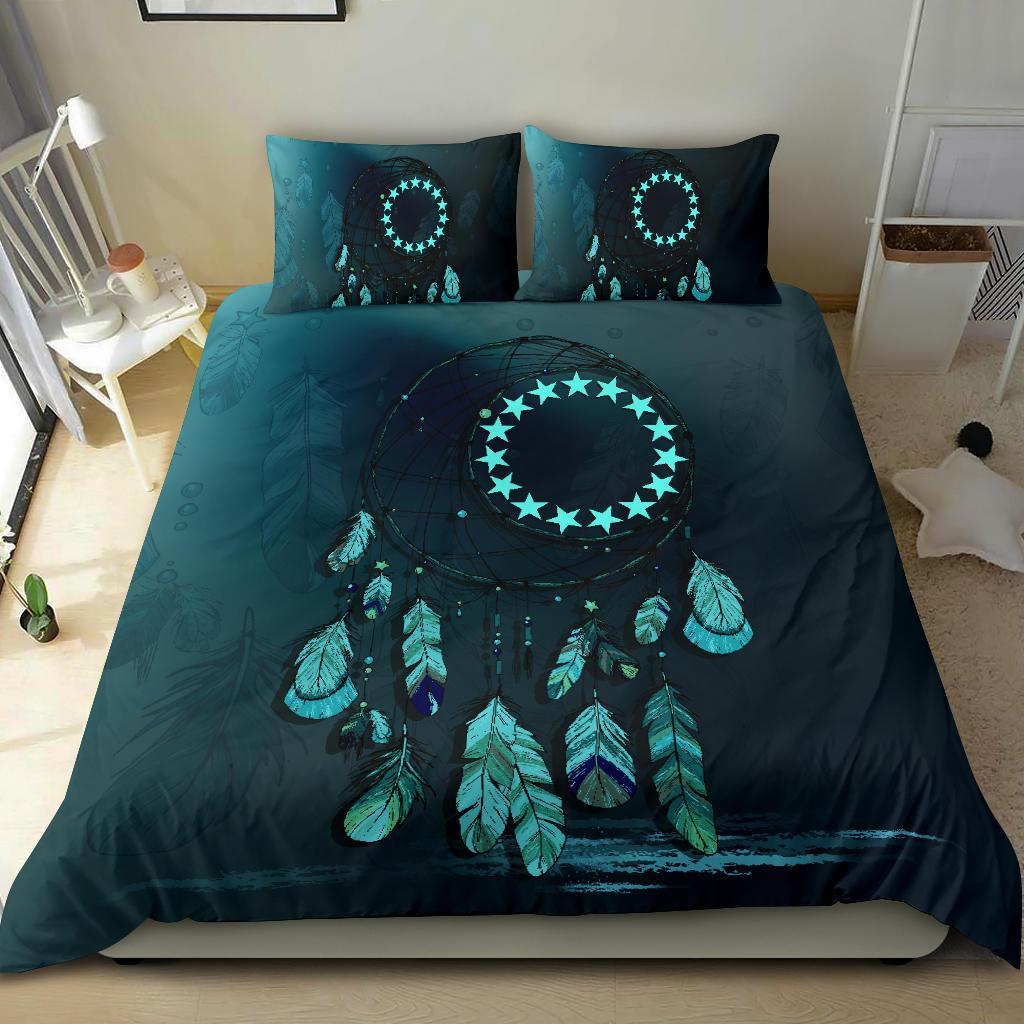 Cook Islands Bedding Set Dreamcatcher Blue - Vibe Hoodie Shop