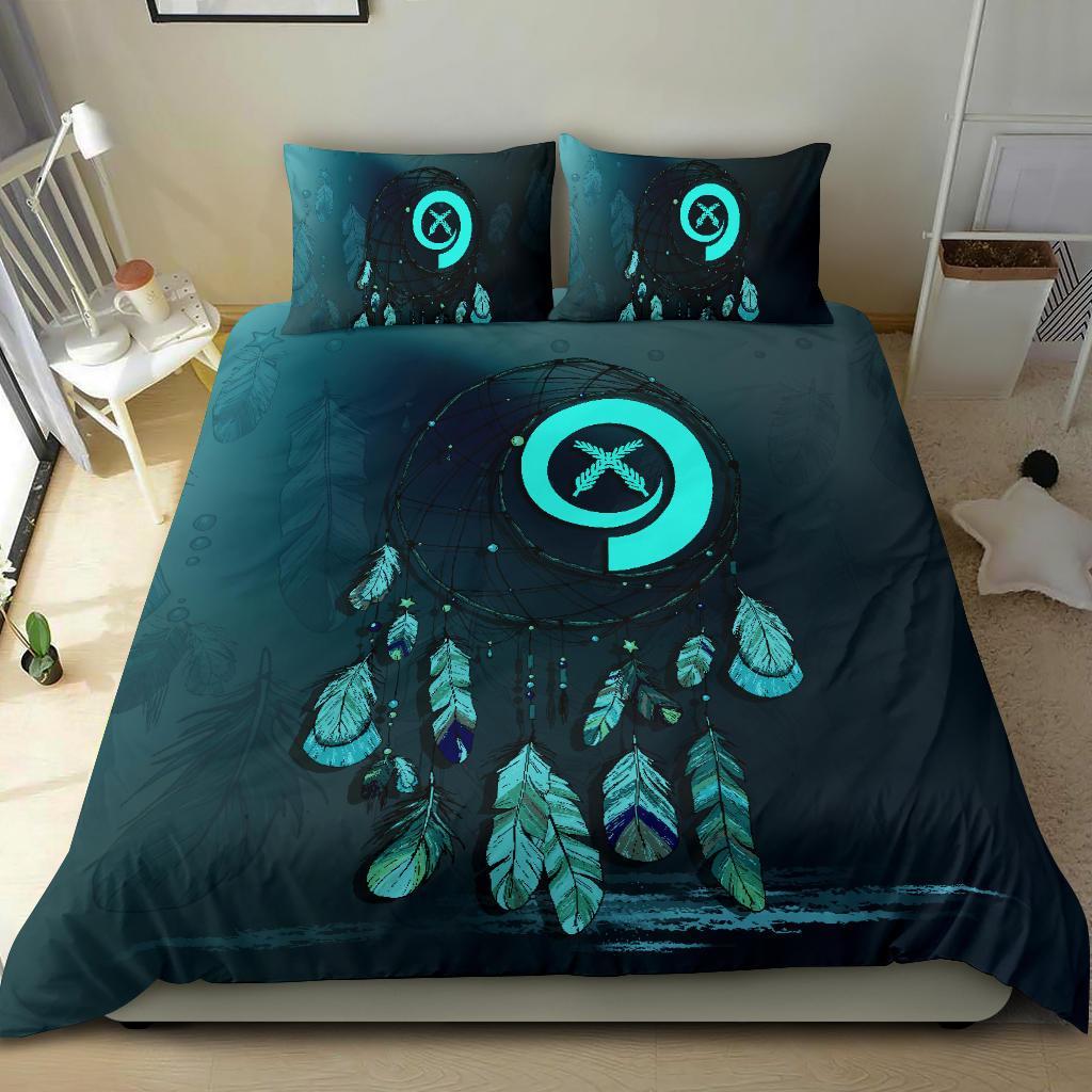 Vanuatu Bedding Set Dreamcatcher Blue - Vibe Hoodie Shop