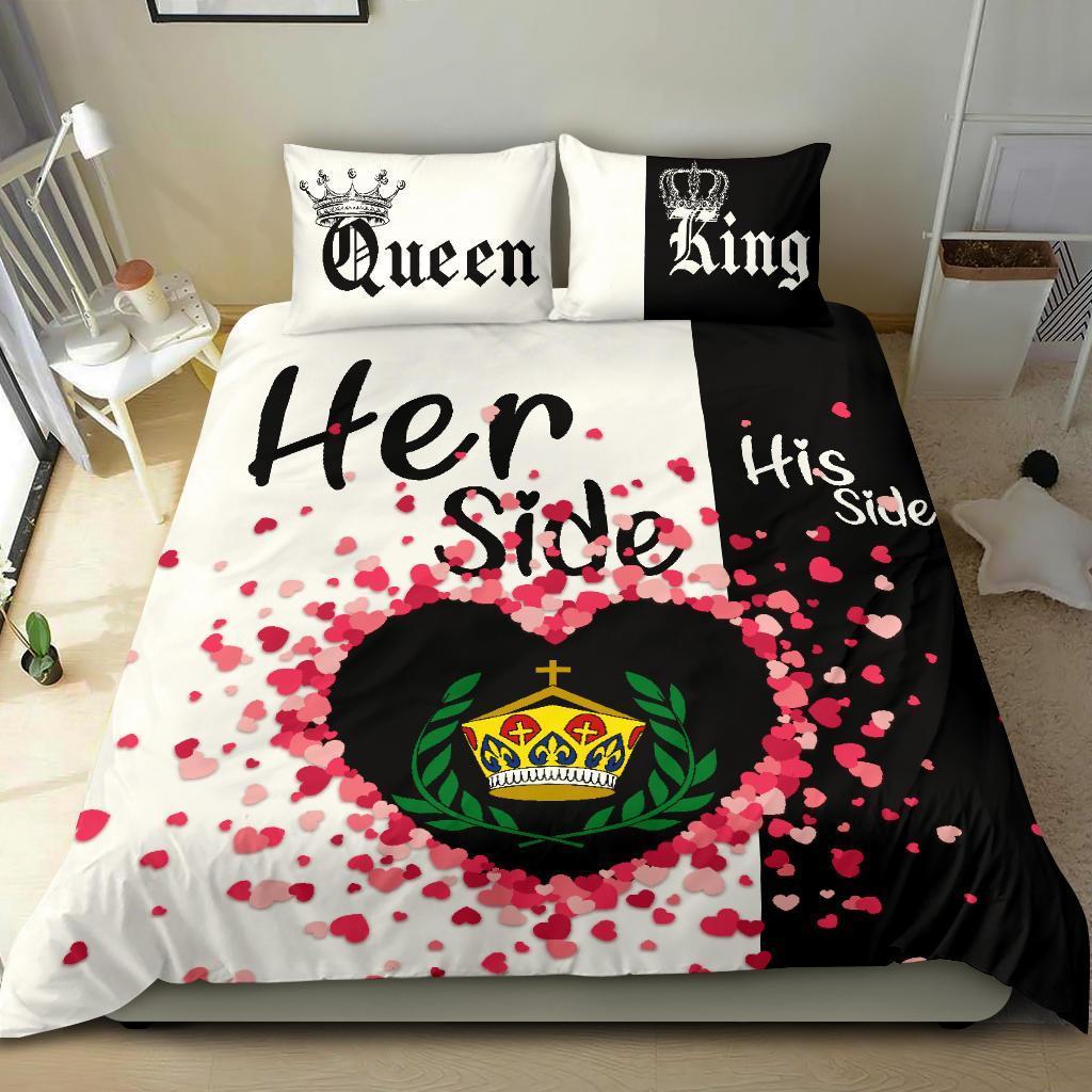 Tonga Bedding Set Couple King/Queen Her Side/His Side - Vibe Hoodie Shop