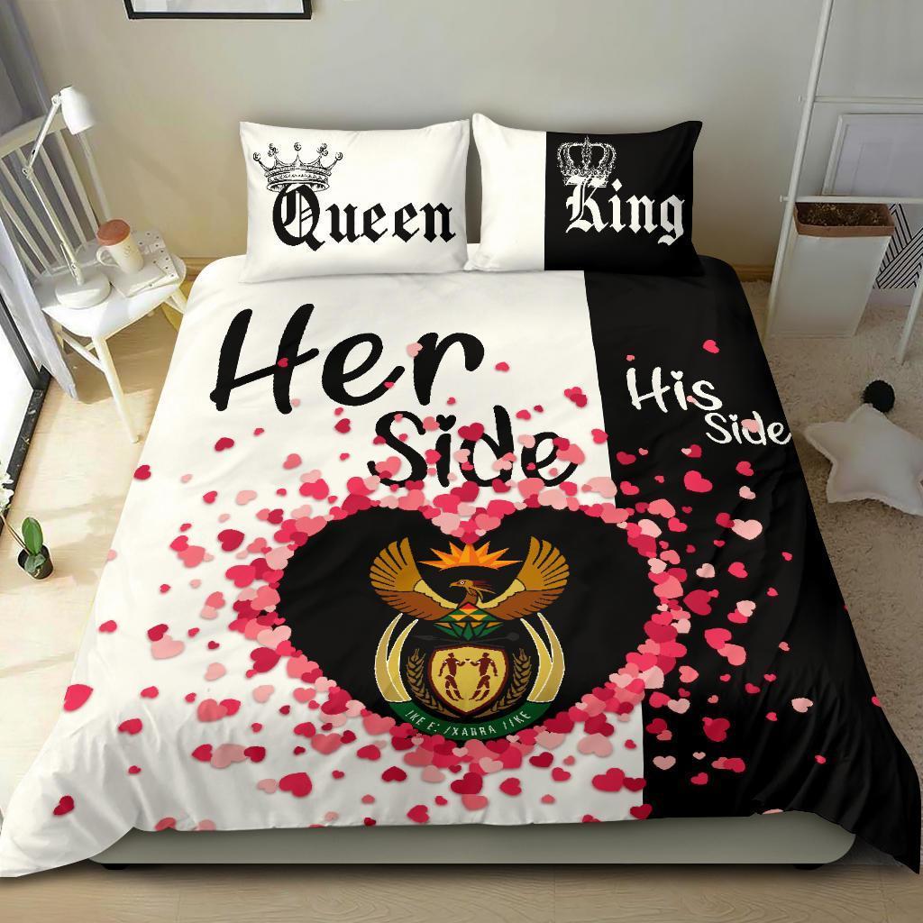 South Africa Bedding Set Couple King/Queen Her Side/His Side - Vibe Hoodie Shop