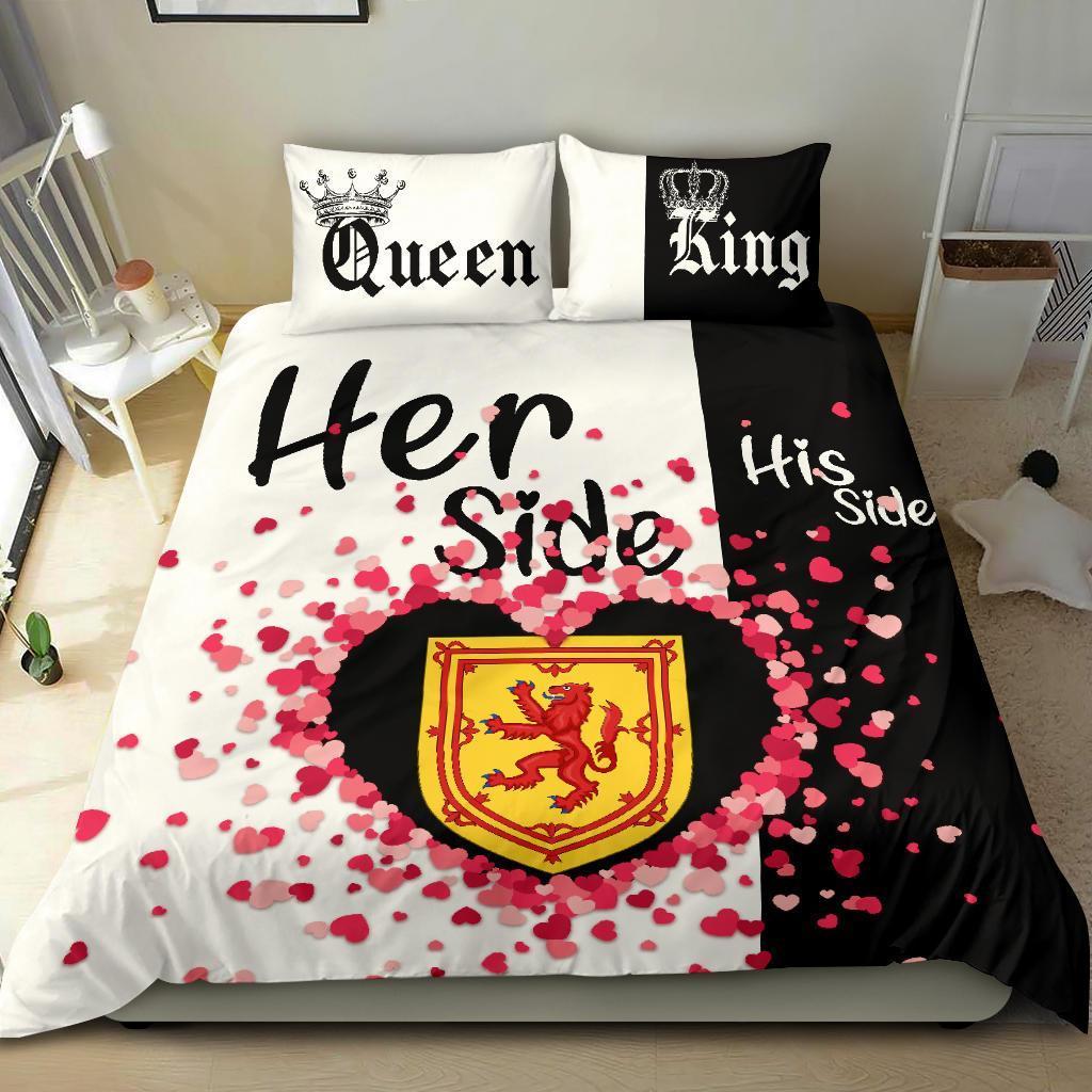 Scotland Bedding Set Couple King/Queen Her Side/His Side - Vibe Hoodie Shop