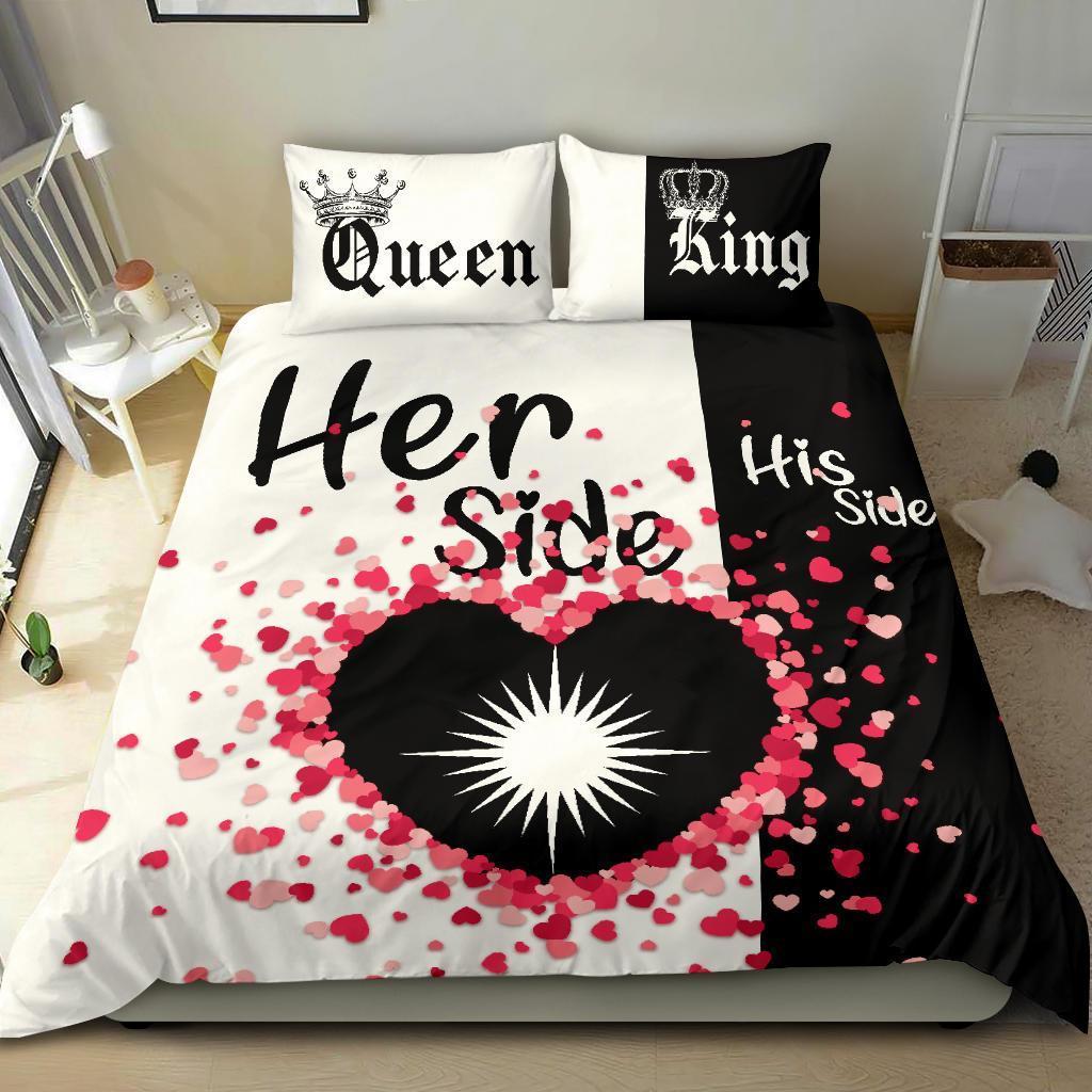 Marshall Islands Bedding Set Couple King/Queen Her Side/His Side - Vibe Hoodie Shop