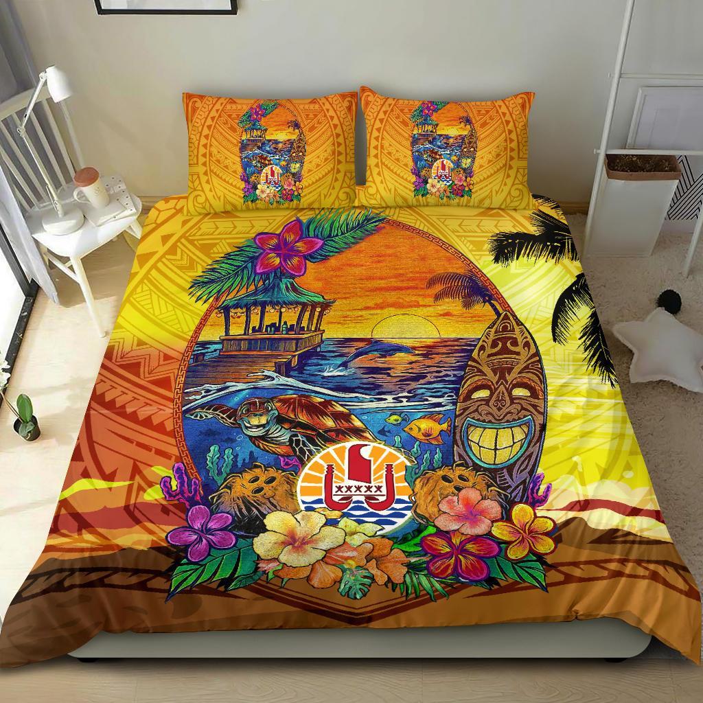 Tahiti Bedding Set Natural Beach - Vibe Hoodie Shop