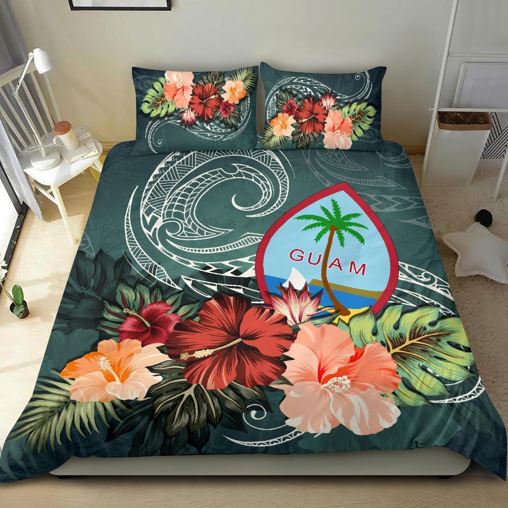 Guam Bedding Set Hibiscus Polynesian - Vibe Hoodie Shop