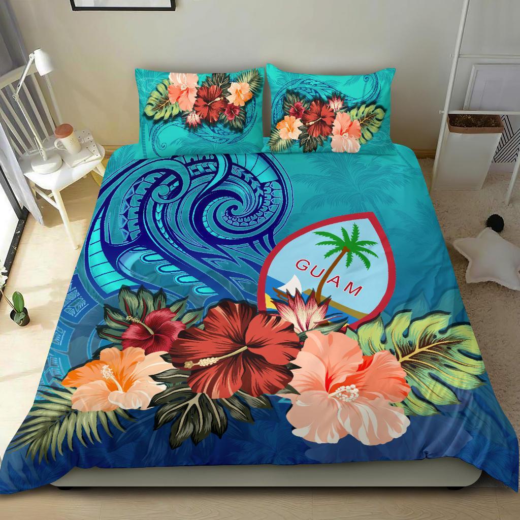 Guam Bedding Set Hibiscus Polynesian - Vibe Hoodie Shop