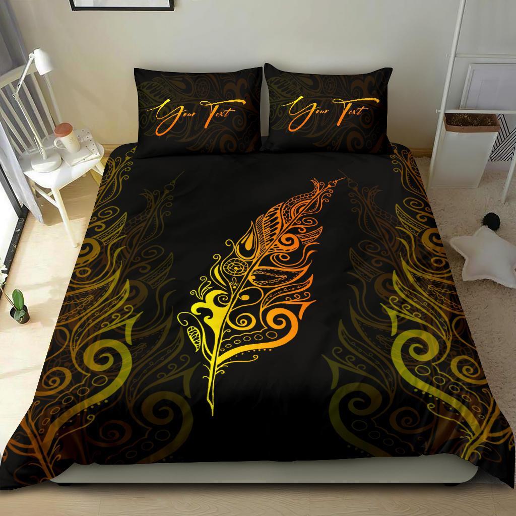 Signature Custom, Light Silver Fern Bedding Set Sunrise Vibe - Vibe Hoodie Shop