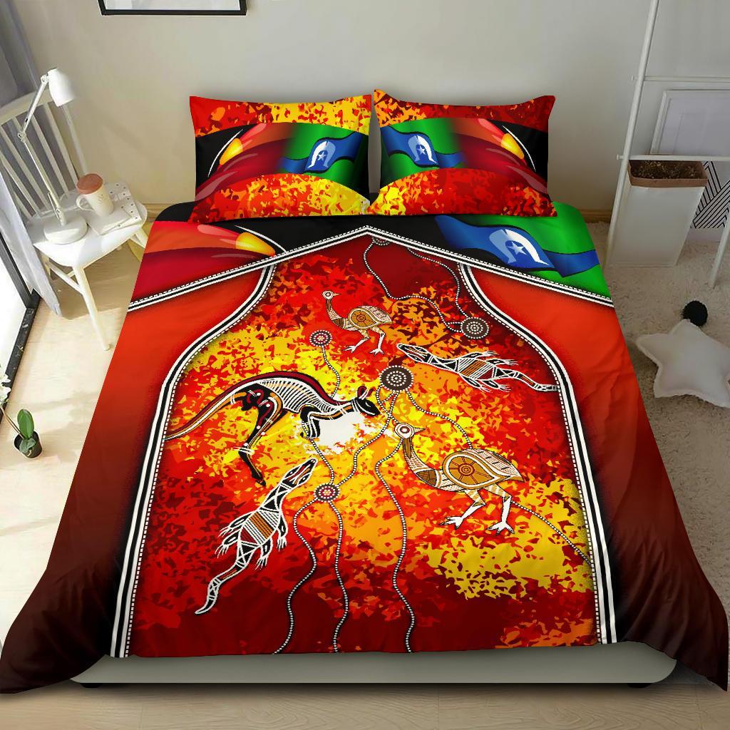 Indigenous Bedding Set - NAIDOC Week 2022 Always Will Be - Vibe Hoodie Shop