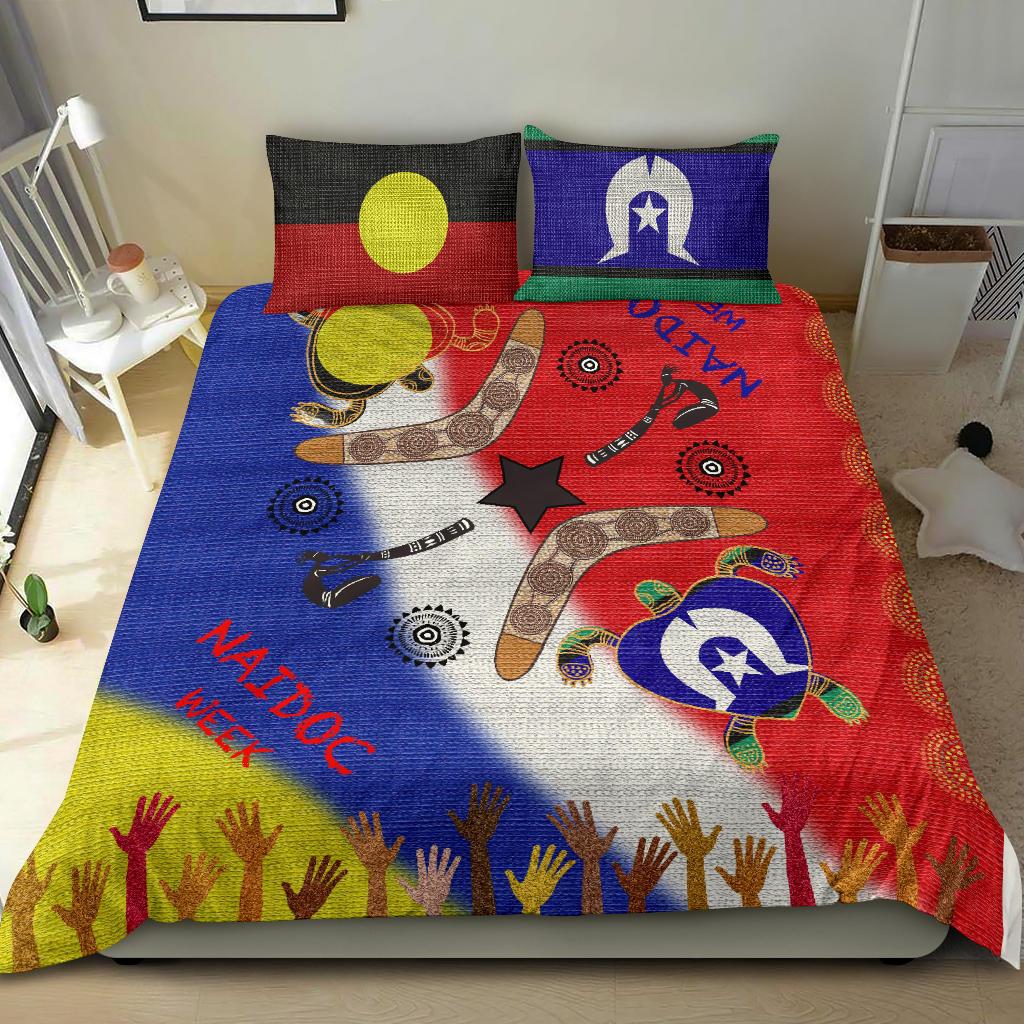 Aboriginal Bedding Set - Australia NAIDOC Week 2020 - Vibe Hoodie Shop