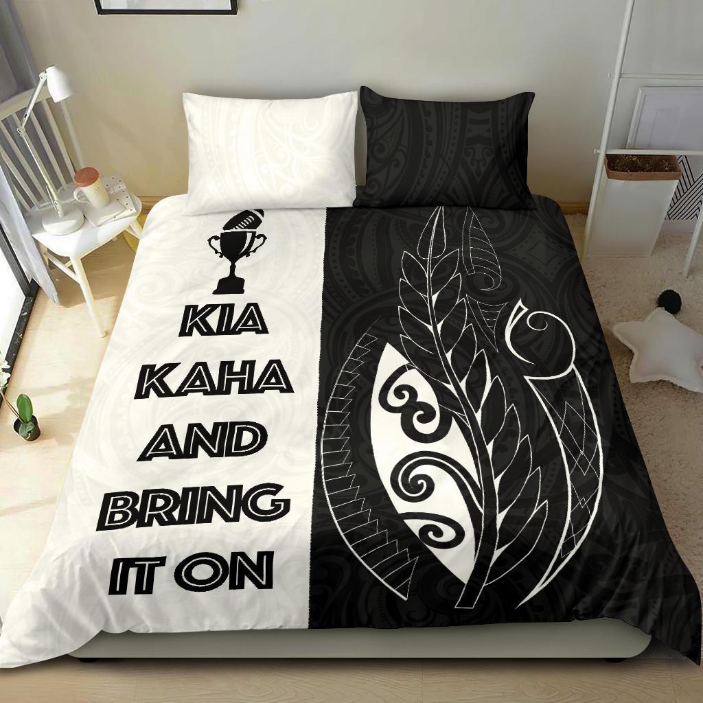 Kia Kaha And Bring It On Bedding Set New Zealand - Vibe Hoodie Shop
