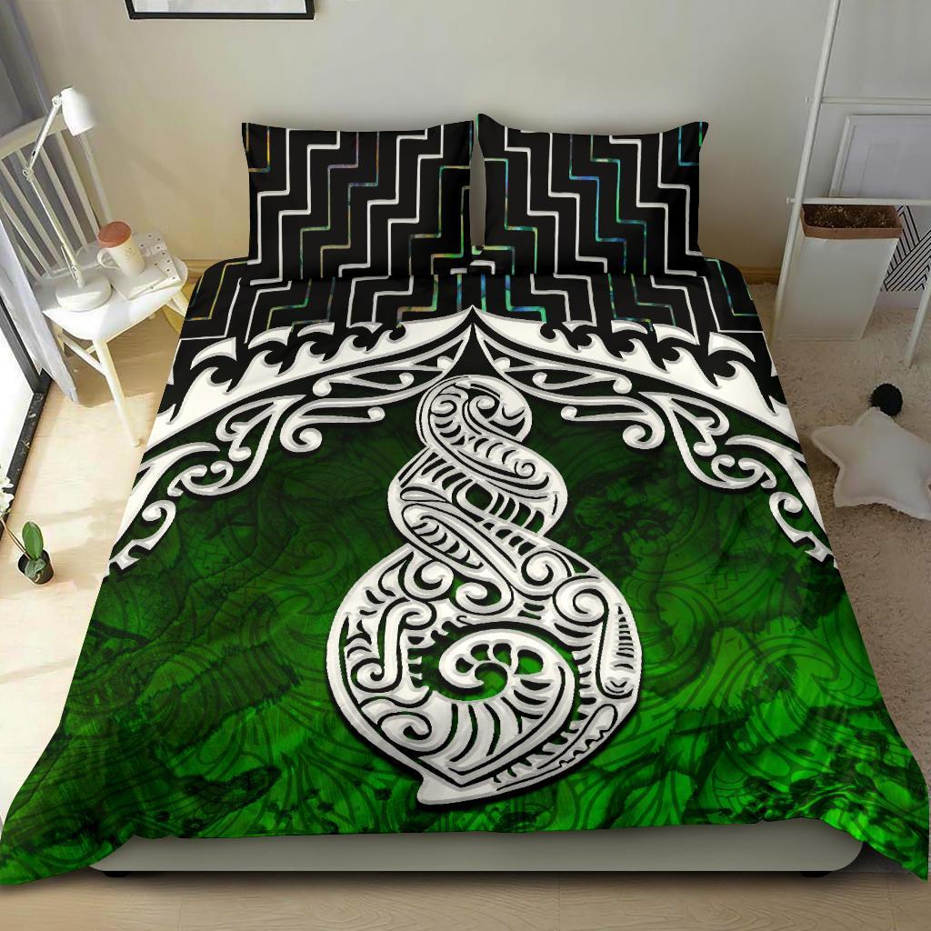 New Zealand Maori Twist Poutama Bedding Set - Vibe Hoodie Shop