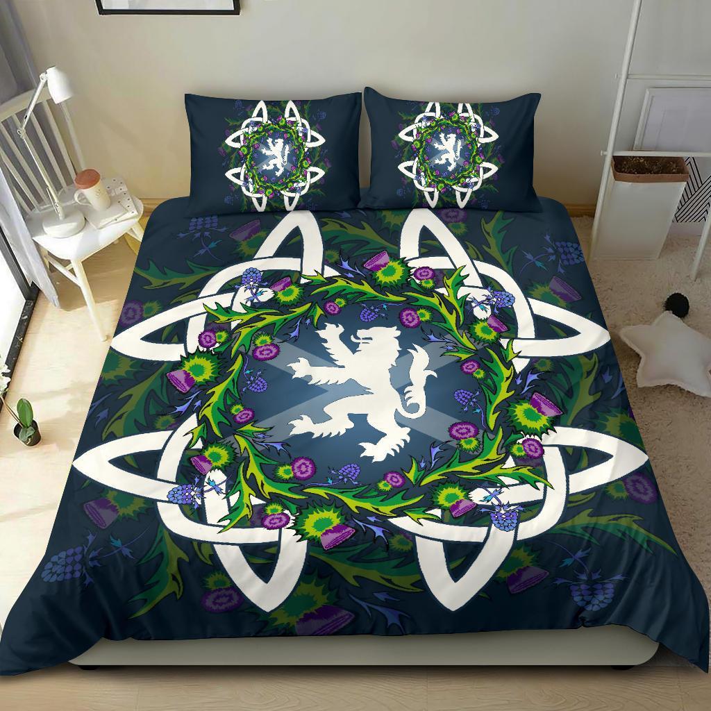 Scotland Bedding Set - Thistle Celtic Bedding Set - Vibe Hoodie Shop