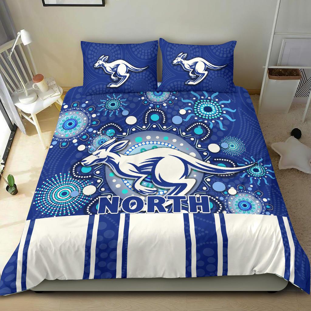 Melbourne Bedding Set Indigenous North Kangaroos - Vibe Hoodie Shop