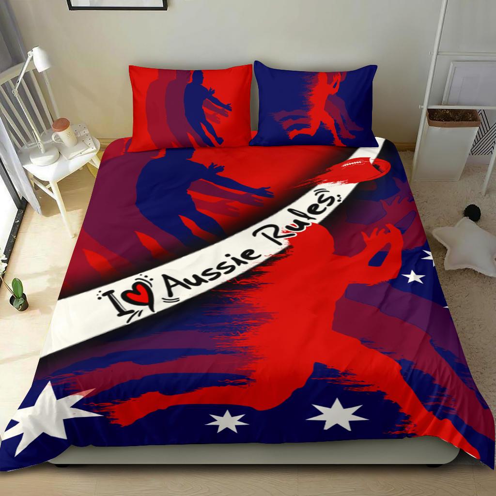 Bedding Set - Australian Rules Football - Vibe Hoodie Shop