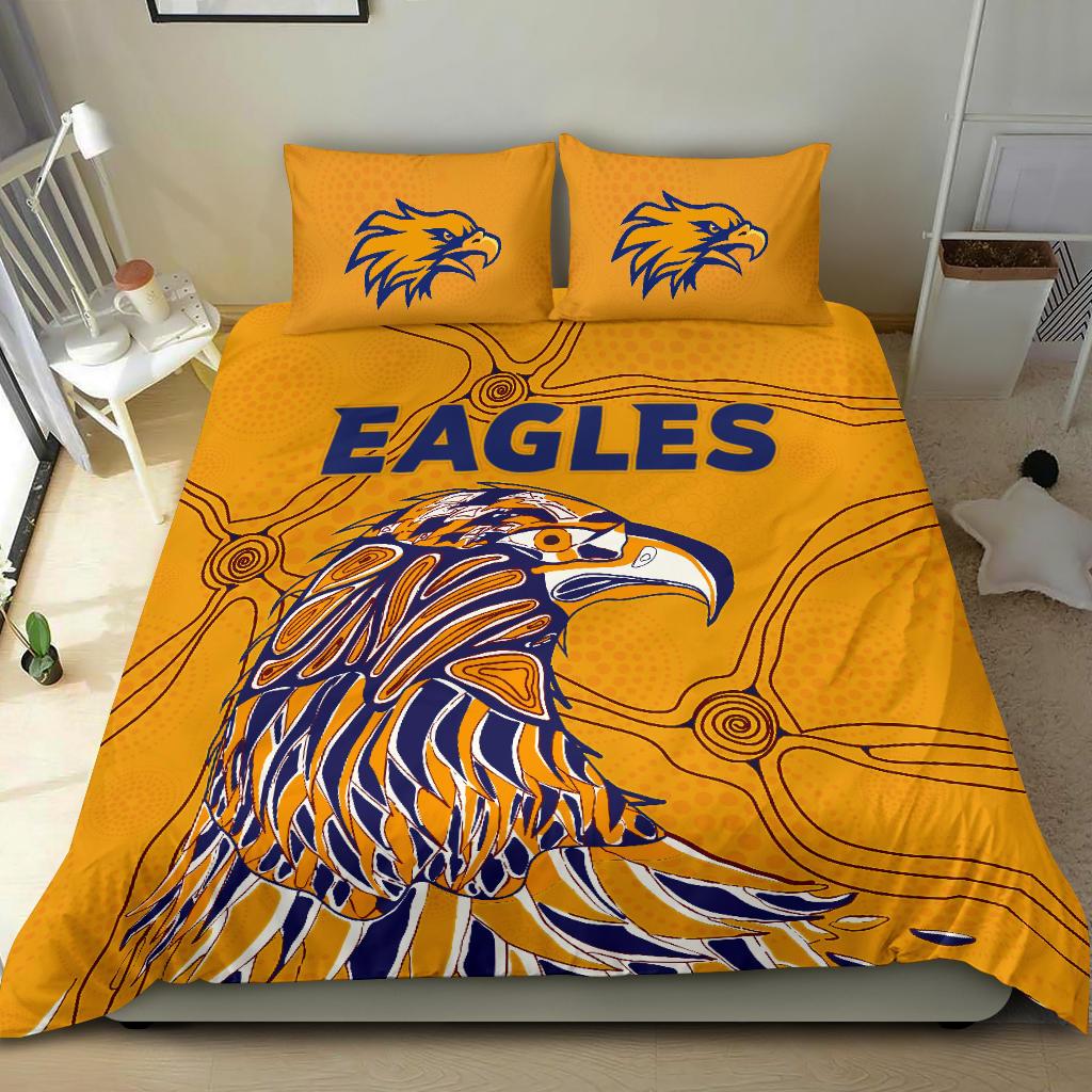 West Coast Bedding Set Eagles Indigenous - Vibe Hoodie Shop