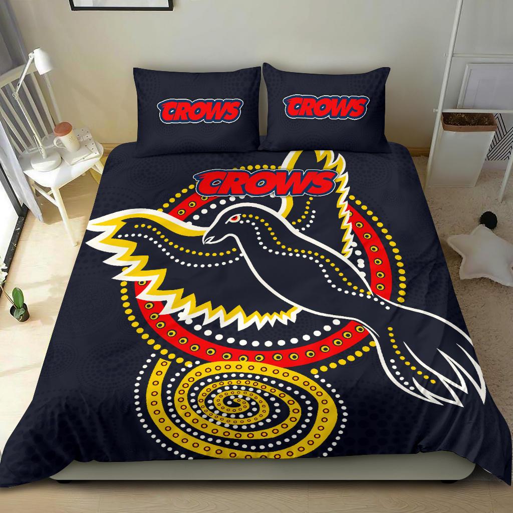 Adelaide Bedding Set Crows Indigenous - Vibe Hoodie Shop