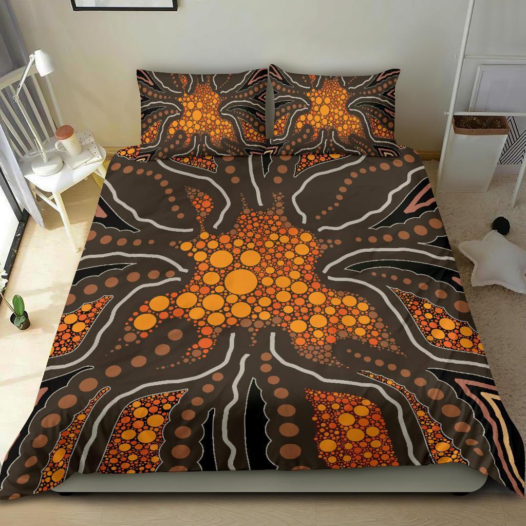 Aboriginal Bedding Set, Indigenous Patterns Ver07 - Vibe Hoodie Shop