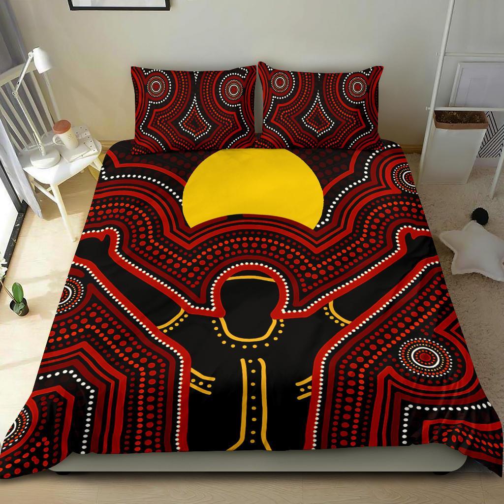 Aboriginal Bedding Set - The Sun Always Shines - Vibe Hoodie Shop