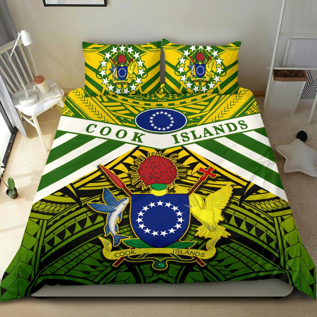 Cook Islands Rugby Bedding Set Spirit - Vibe Hoodie Shop