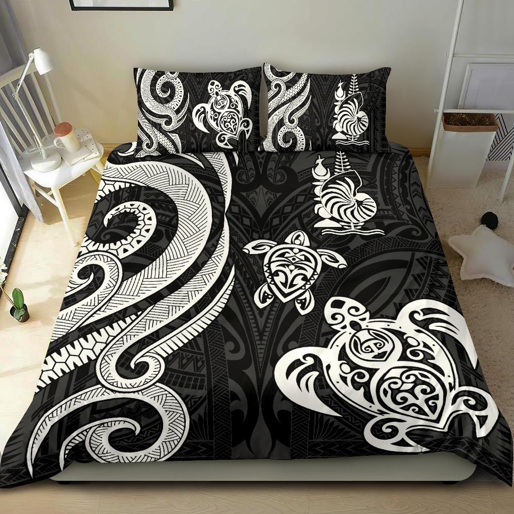 New Caledonia Bedding Set - White Tentacle Turtle - Vibe Hoodie Shop
