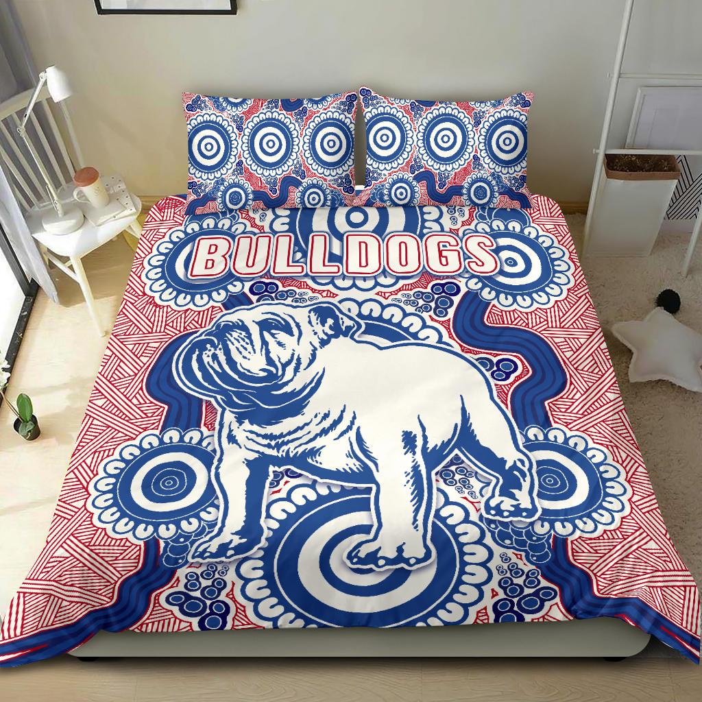 Western Bedding Set Bulldogs Simple Indigenous - Vibe Hoodie Shop