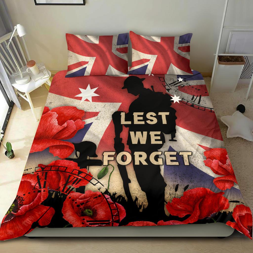 ANZAC Bedding Set - A Day We Will Never Forget - Vibe Hoodie Shop