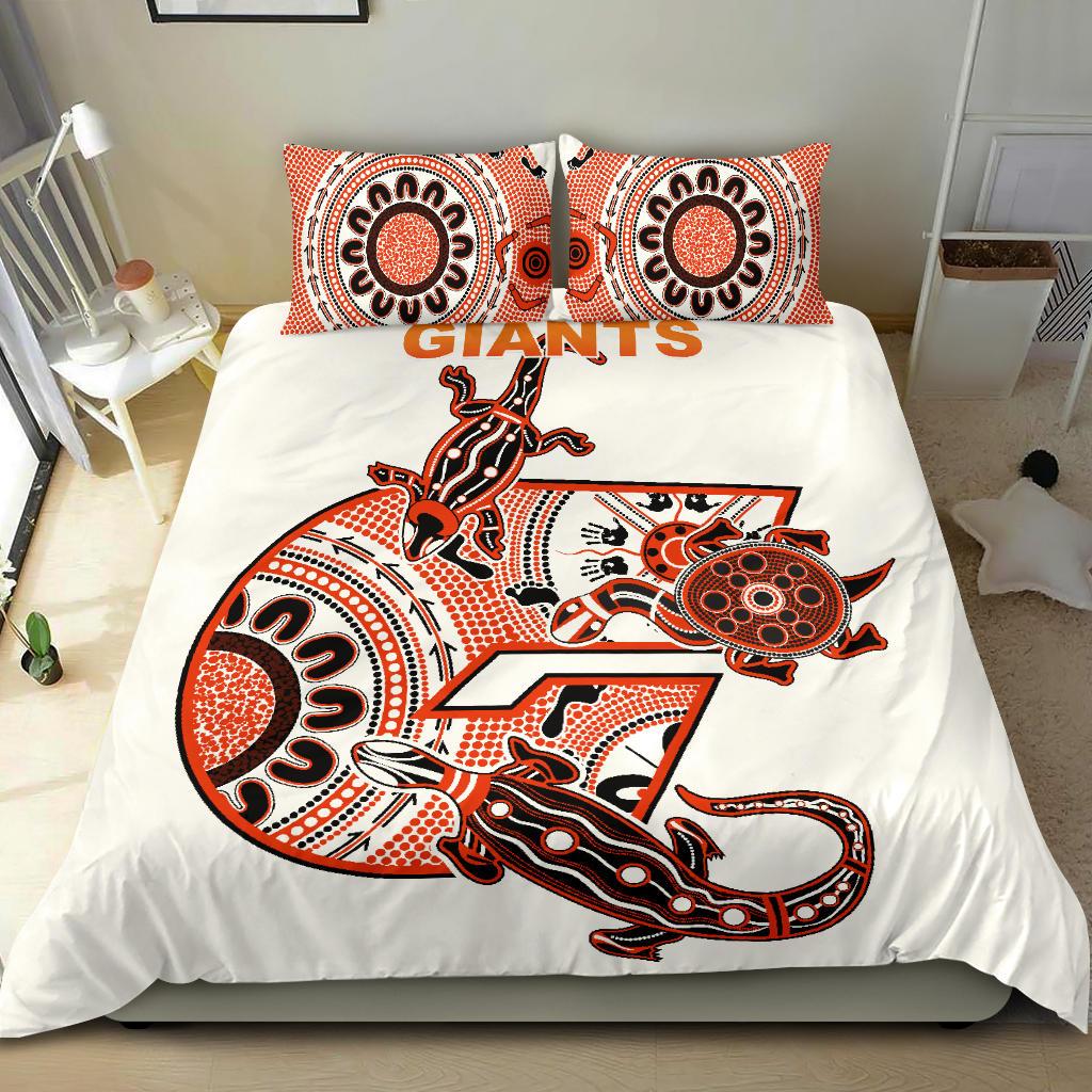 GWS Giants Bedding Set Simple Indigenous - Vibe Hoodie Shop