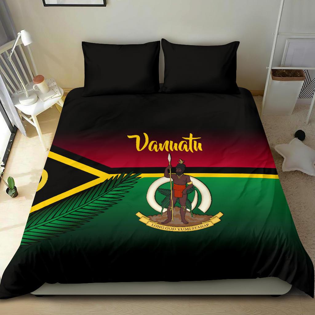 Vanuatu Rugby Bedding Set Proud Vibes - Vibe Hoodie Shop