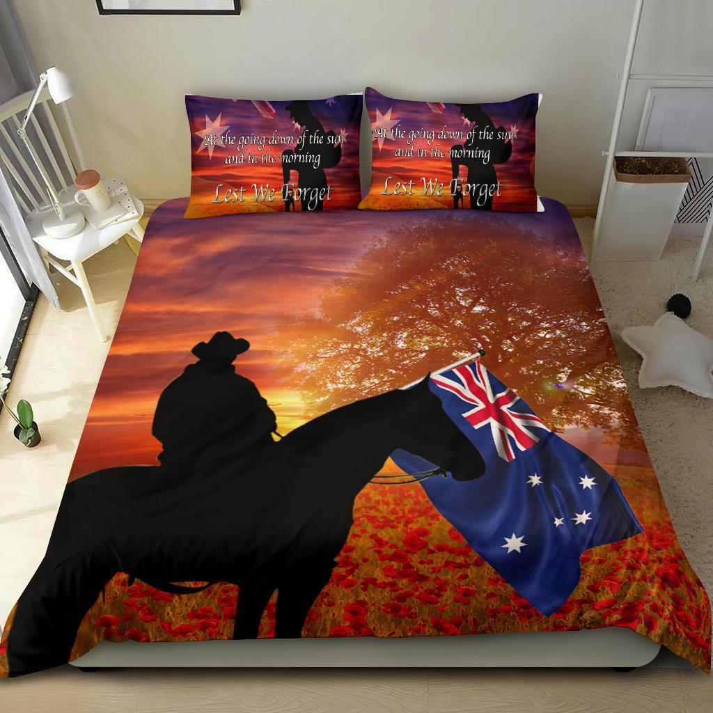 ANZAC Day 2021 Bedding Set - Lest We Forget - Vibe Hoodie Shop