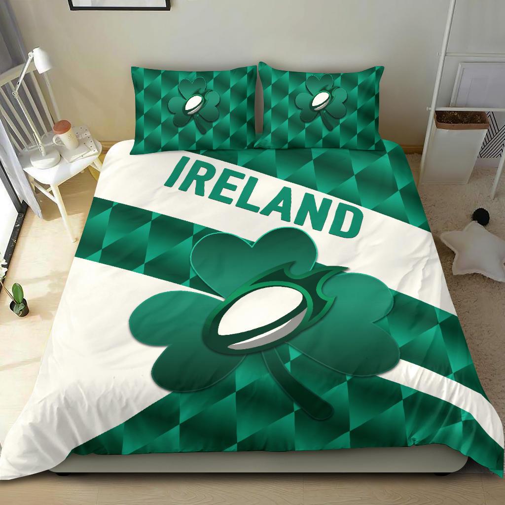 Ireland Rugby Bedding Set Sporty Style - Vibe Hoodie Shop