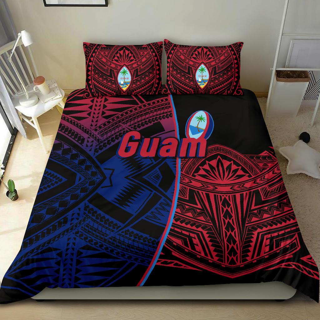 Guam Rugby Bedding Set Impressive Version - Vibe Hoodie Shop