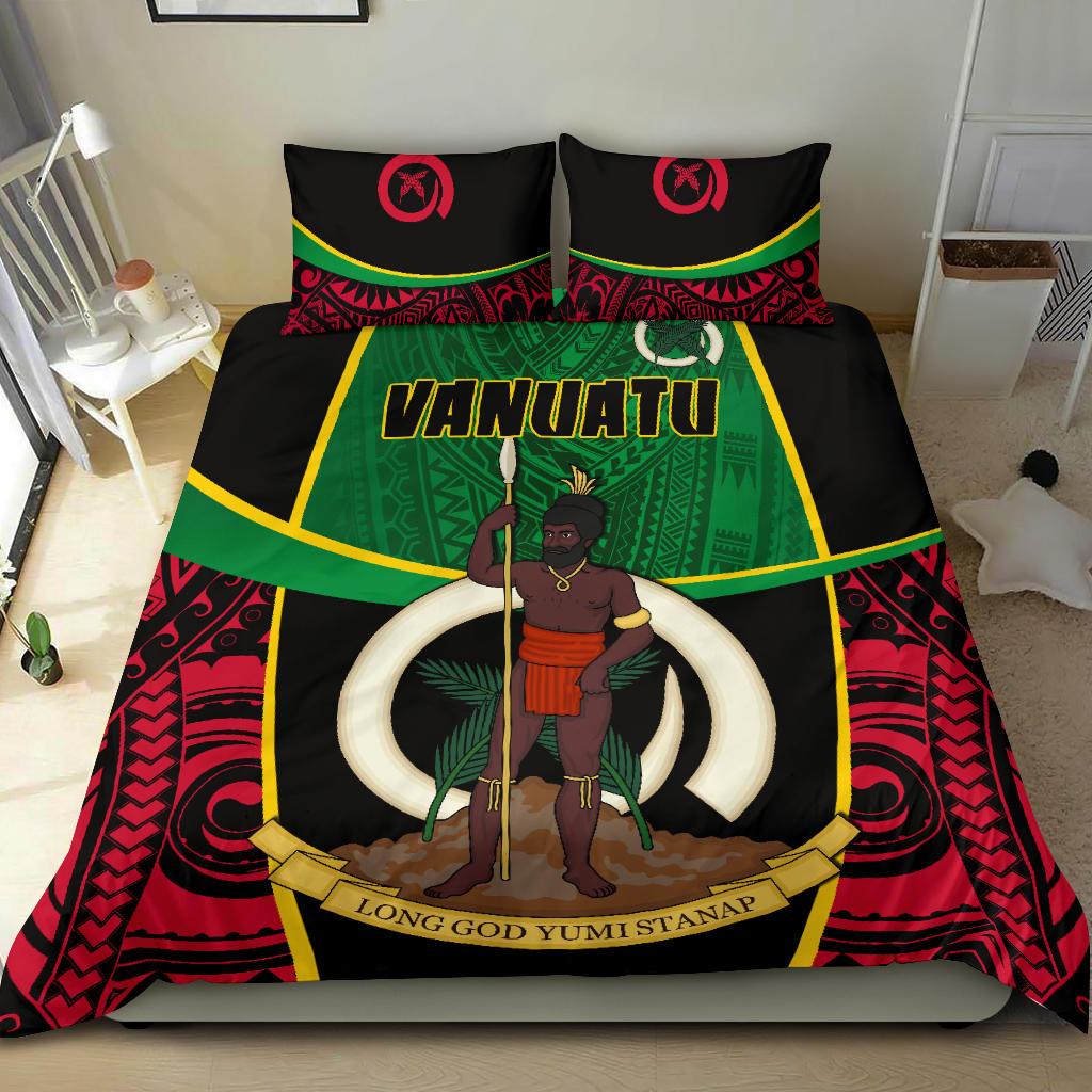 Vanuatu Rugby Bedding Set Unique Vibes - Vibe Hoodie Shop
