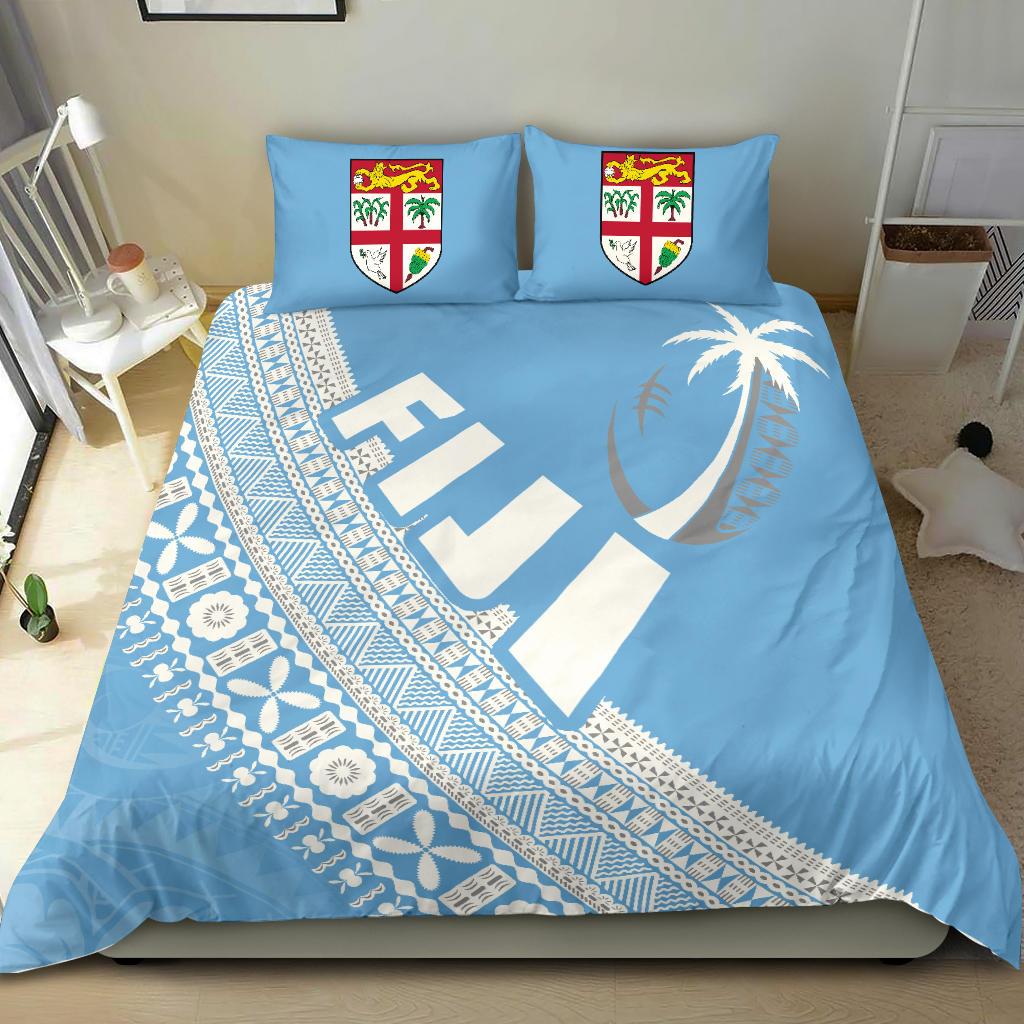 Fiji Tapa Rugby Bedding Set version Style You Win - Blue - Vibe Hoodie Shop