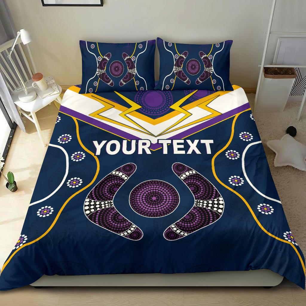 (Custom Personalised) Storm Bedding Set Melbourne Indigenous Champion - Vibe Hoodie Shop