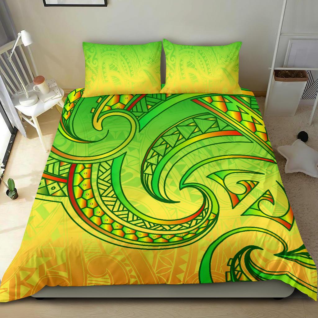 New Zealand Maori Mangopare Bedding Set Polynesian - Rasta - Vibe Hoodie Shop