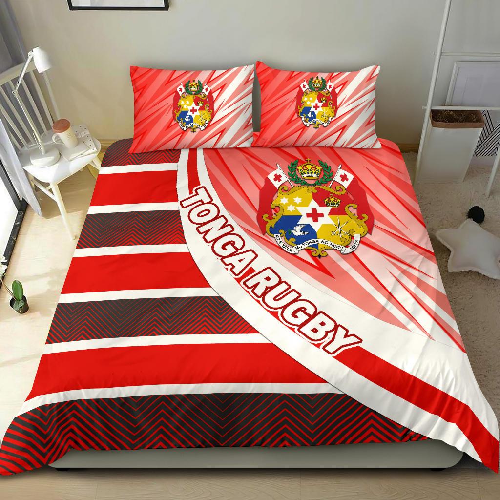 Tonga Rugby Bedding Set Victorian Vibes - Vibe Hoodie Shop