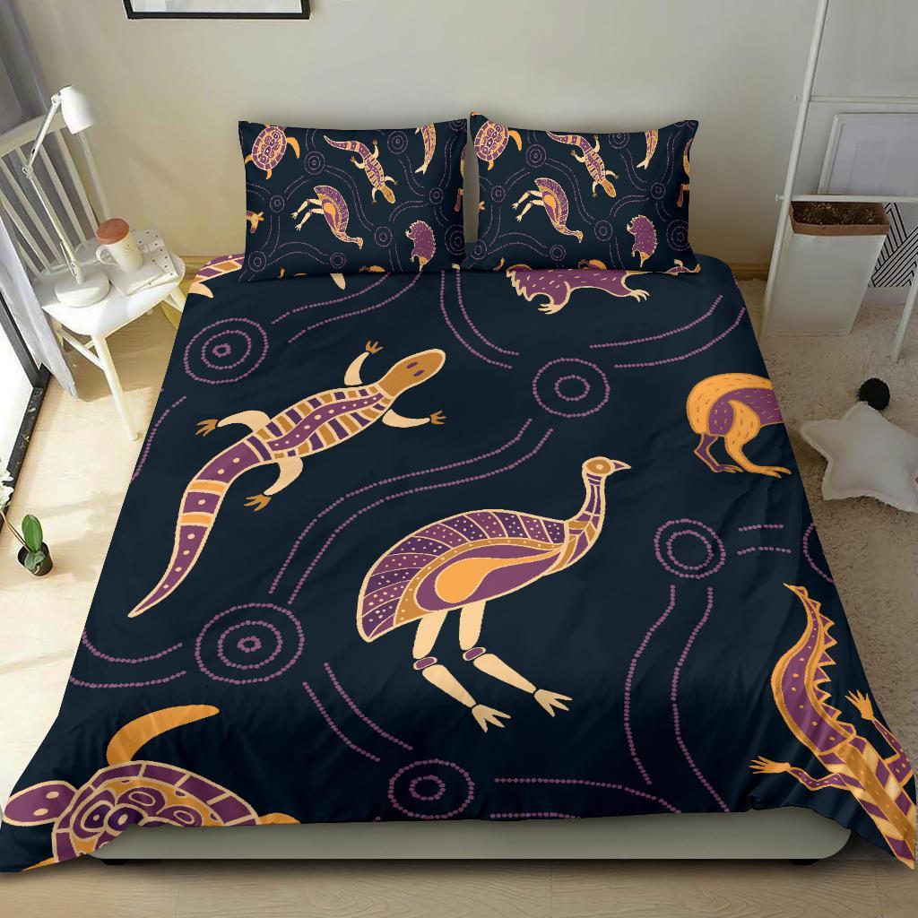 Bedding Set - Indigenous Animals Patterns - Vibe Hoodie Shop