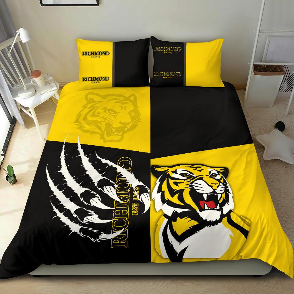 Richmond Tigers Bedding Set Special Style - Vibe Hoodie Shop