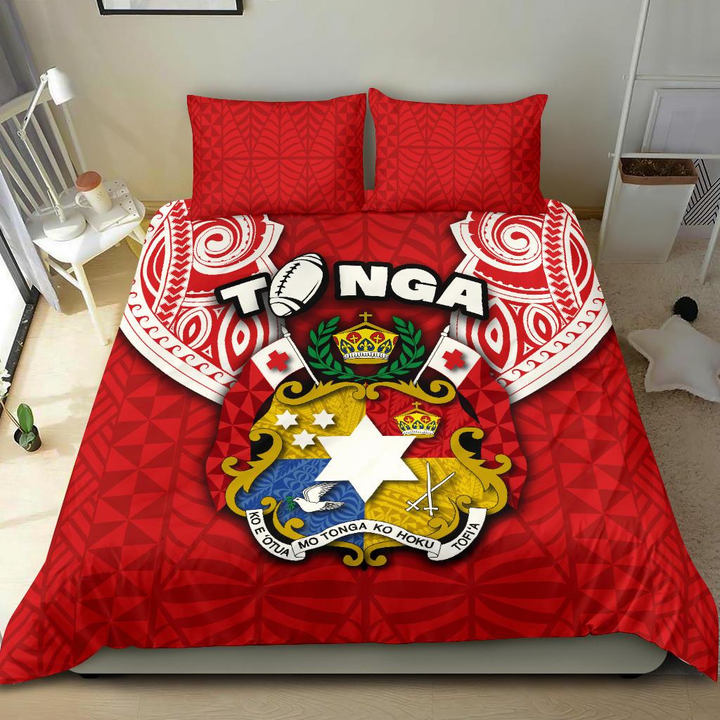 Tonga Rugby Bedding Set Royal Style - Vibe Hoodie Shop