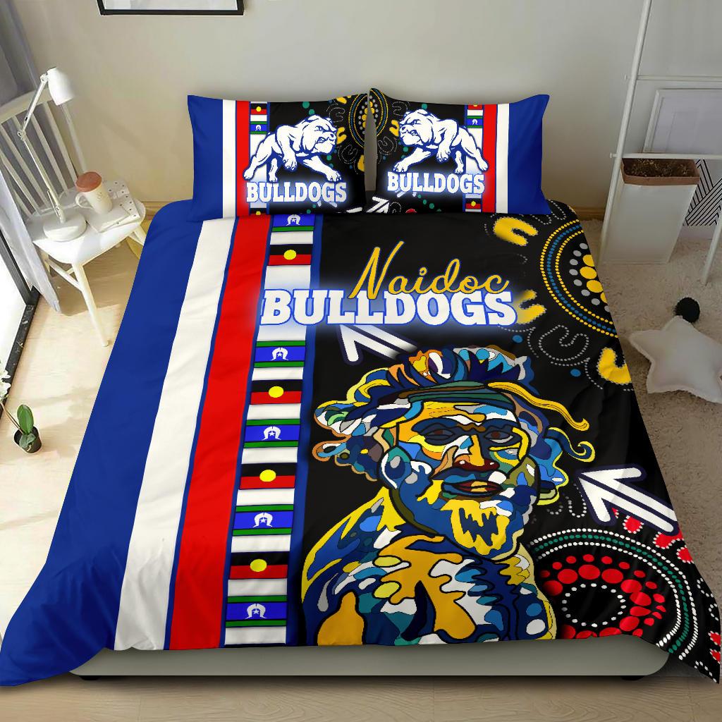 Western Football Bulldogs Bedding Set NAIDOC Week Indigenous - Vibe Hoodie Shop